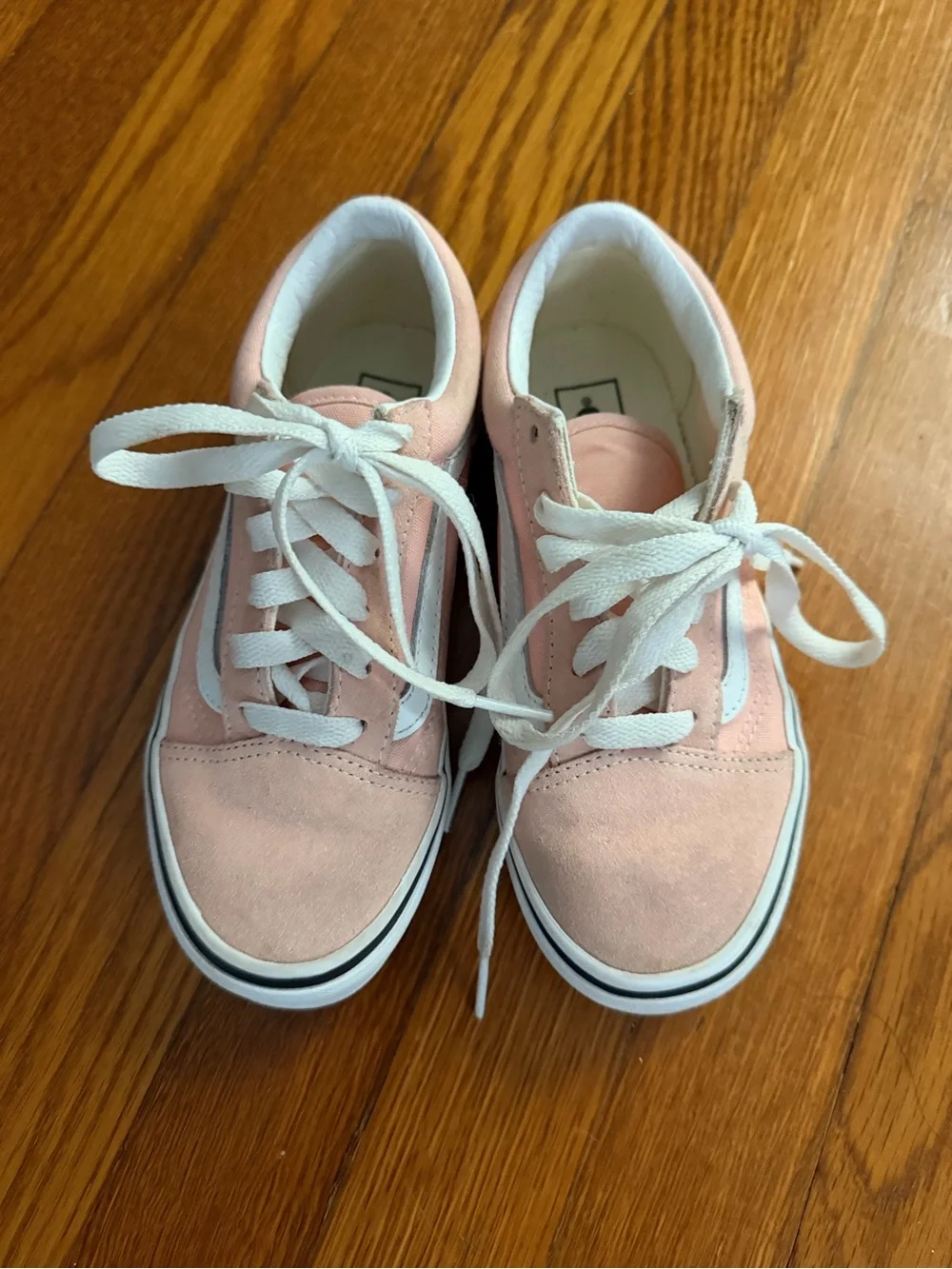 Classic Pink Suede Low-Top Sneakers - kids